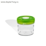 Zepter контейнер Вакси Vacsy цилиндрический малый пластиковый, d 13,5 см, высота 12,5 см, объем 1,1 л 