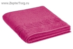 Комплект из 3-х махровых полотенец пурпур 