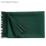 Плед из шерсти Бейби альпаки Puro, цвет пихтово-зеленый (темно-зеленый) 