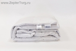 Одеяло пуховое гусиный серый пух кассетное ручной работы (White Familie Down) теплое, размер 155 х 200 