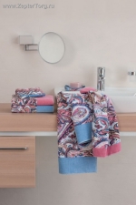 Шенилловые полотенца Maharani Sky, розовый, 3 шт 