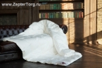 Теплое пуховое одеяло кассетное двойное на кнопках (Luxe Down Grass) легкое + всесезонное, размер 220 х 200 
