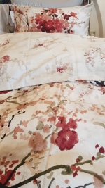 Комплект постельного белья двуспальный кинг сайз из сатина Mum 