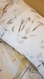 Комплект постельного белья двуспальный кинг сайз из сатина Sunset Piccolo Gray 