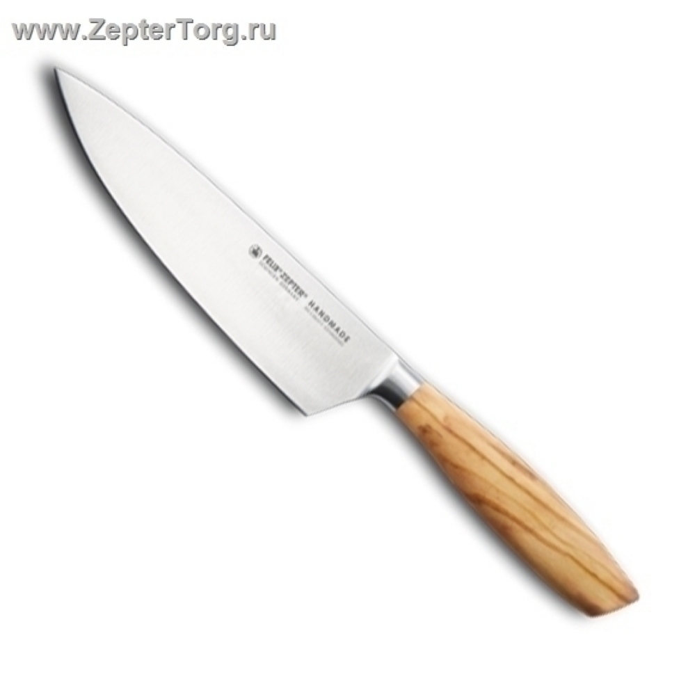 Кухонный нож Zepter - Felix шеф-повара коллекция Olive, длина 18 см 