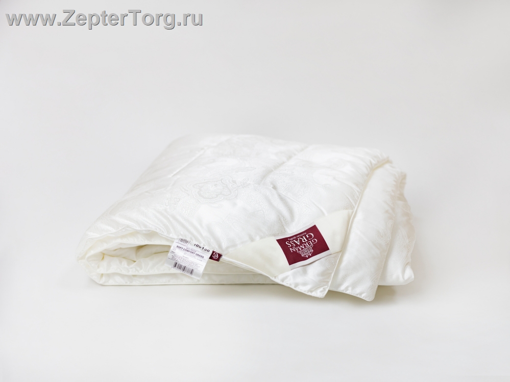 Гипоаллергенное одеяло жаккард (Soft Comfort Grass) всесезонное, размер 150 х 200 