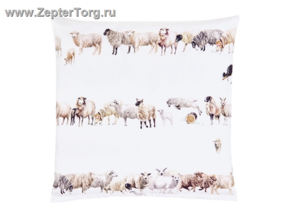 Комплект постельного белья двуспальный из сатина Counting Sheep Подсчет овец 