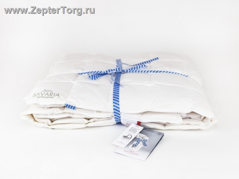 Пуховое одеяло стеганное (Kauffmann Bavaria Decke) легкое, размер 220 х 200 