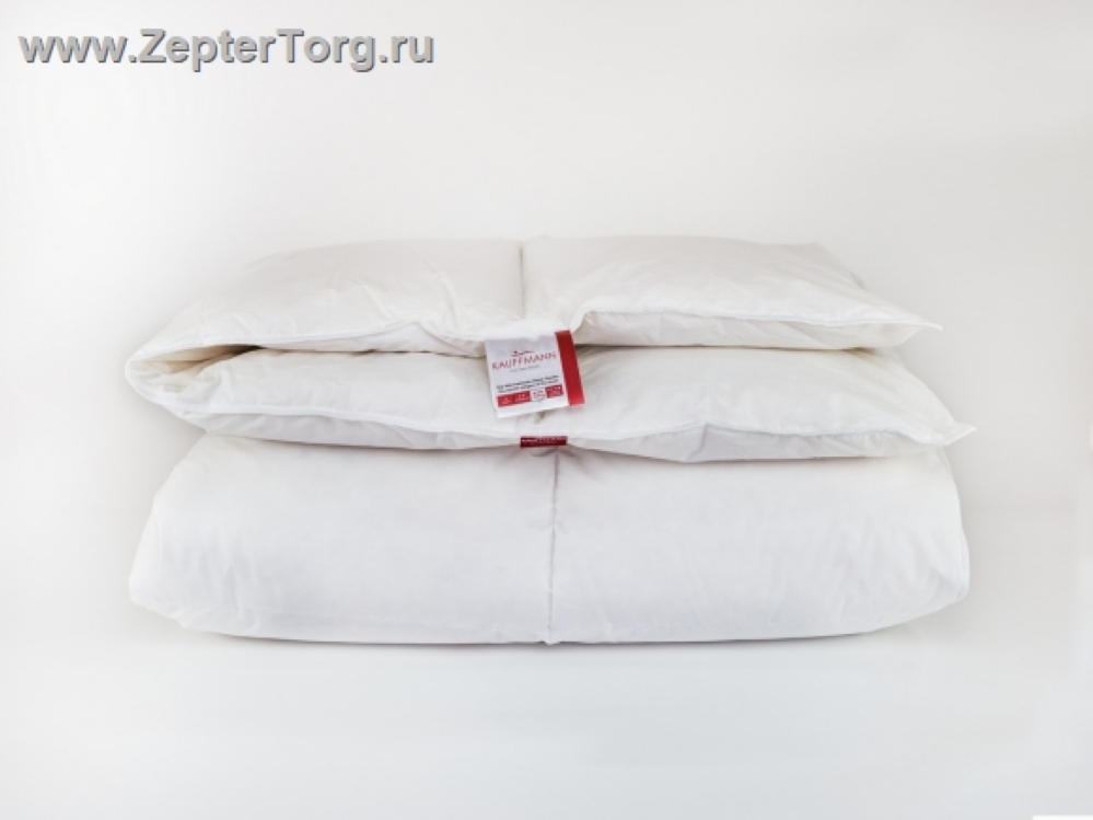 Пуховое одеяло кассетное (Kauffmann Comfort Decke) теплое, размер 150 х 200 