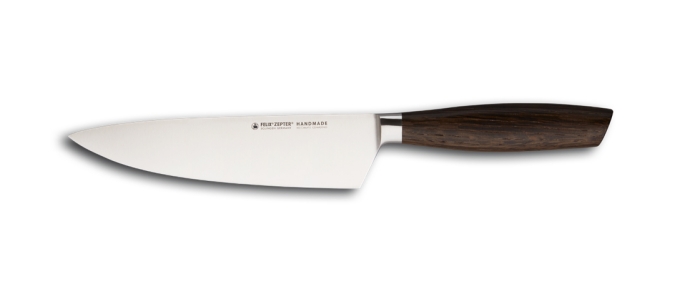 Кухонный нож Zepter - Felix шеф-повара, коллекция Дуб Дымчатый, длина 18 см
