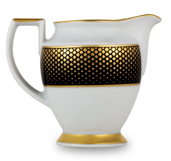 Рио Блэк Голд - чайный - кофейный сервиз Цептер (Zepter) на 6 персон (15 предметов)