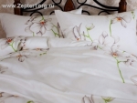 Комплект постельного белья тенсель односпальный Orchidee бежевый 