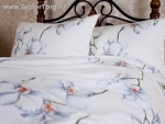 Комплект постельного белья тенсель односпальный Orchidee синий 