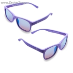 Детские фуллереновые очки Тесла от Цептер Tesla Hyperlight зеркальные фиолетовая оправа, модель 04 